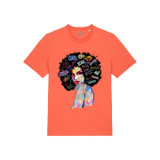 T-skjorte med trykk Oslo – Afro | Premium Unisex - Bilde 4