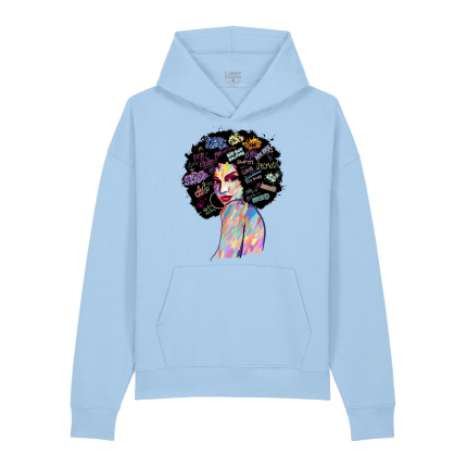 hettegenser med trykk oslo afro hoodie