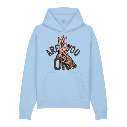 hettegenser med trykk oslo are you ok hoodie