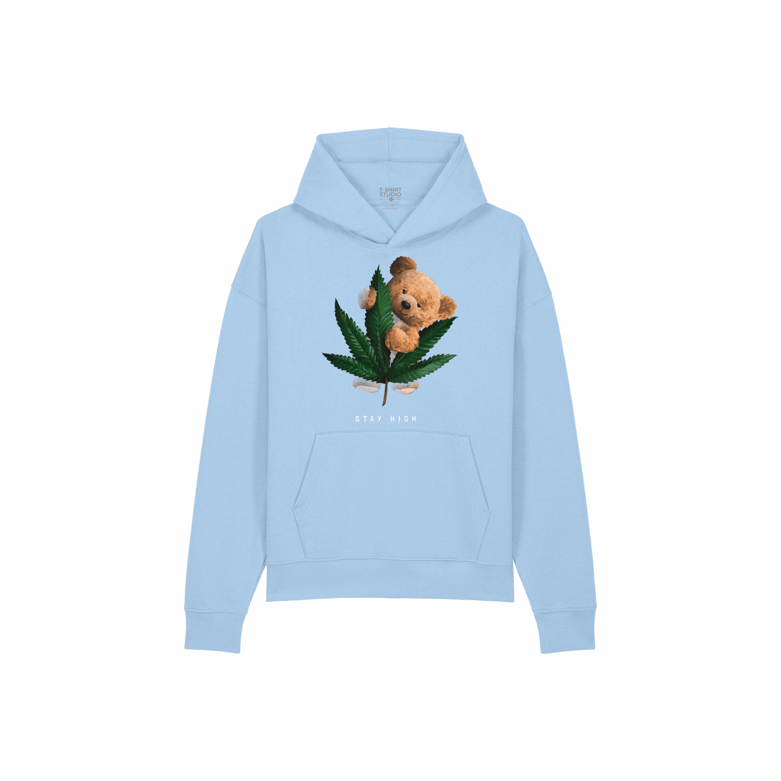 hettegenser med trykk oslo bear leaf hoodie