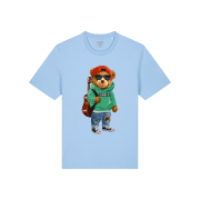 T-skjorte med trykk Oslo – Bear With a Guitar | Premium Unisex - Bilde 3