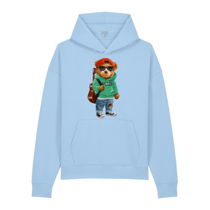 hettegenser med trykk oslo play guitar hoodie