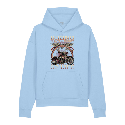 hettegenser med trykk oslo biking hoodie