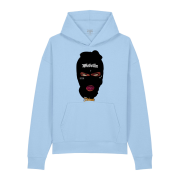 hettegenser med trykk oslo black mask hoodie