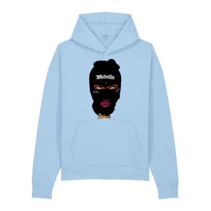 hettegenser med trykk oslo black mask hoodie
