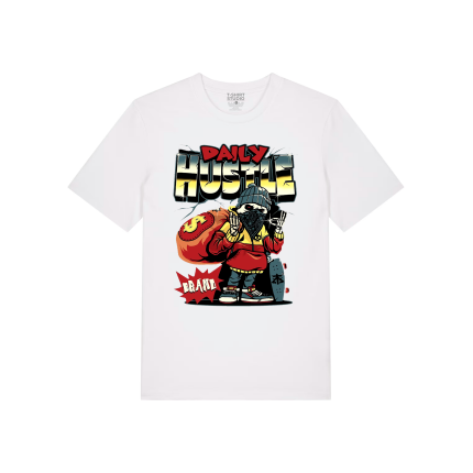 t-skjorte med trykk oslo daily hustle