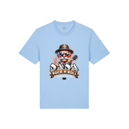 t-skjorte med trykk oslo dad rock n roll