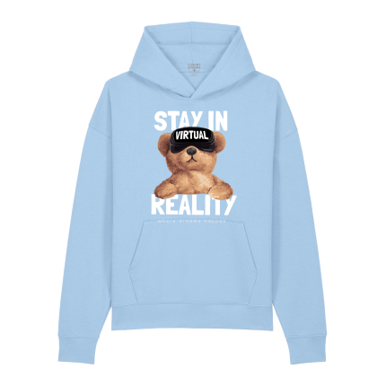 hettegenser med trykk oslo stay in reality hoodie