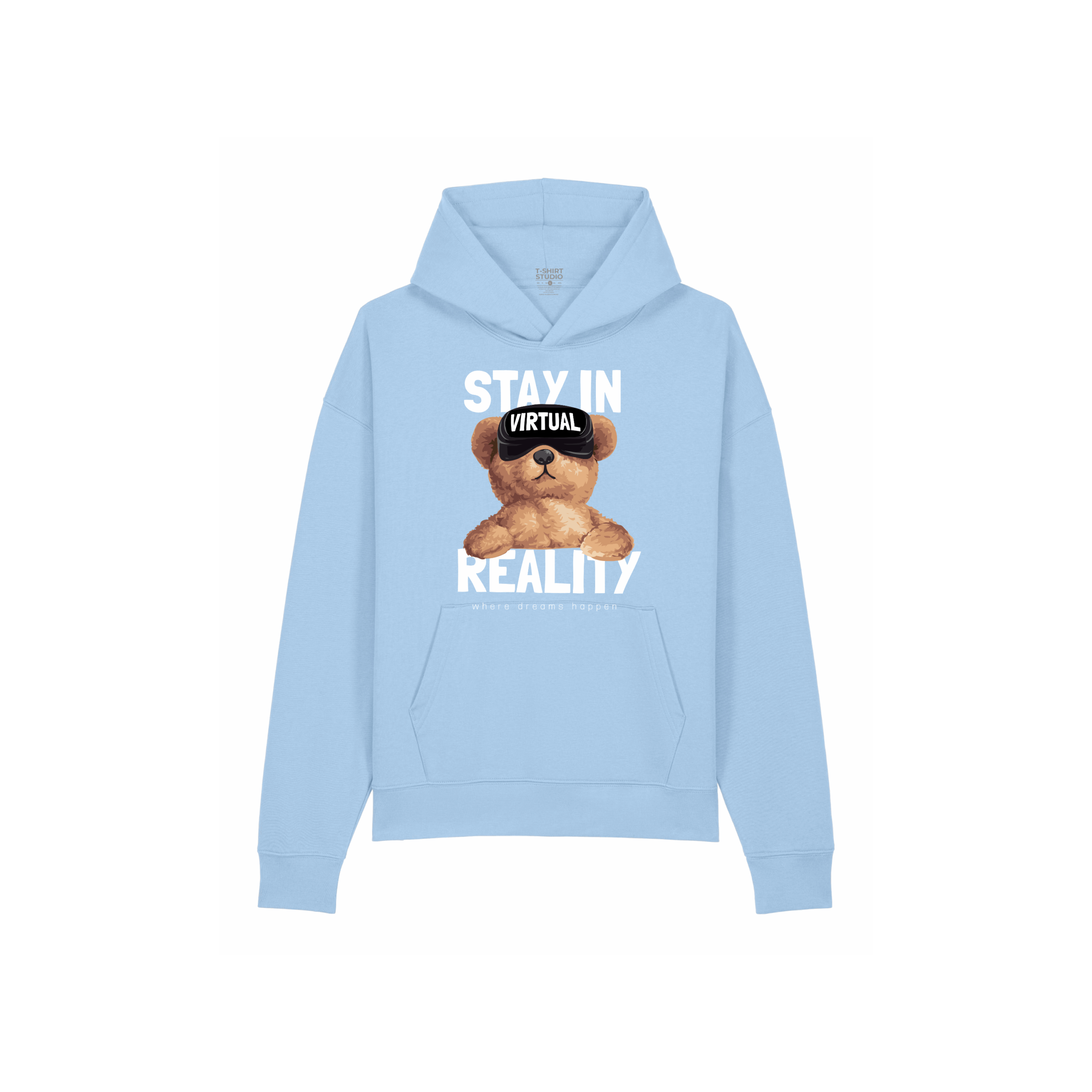 hettegenser med trykk oslo stay in reality hoodie