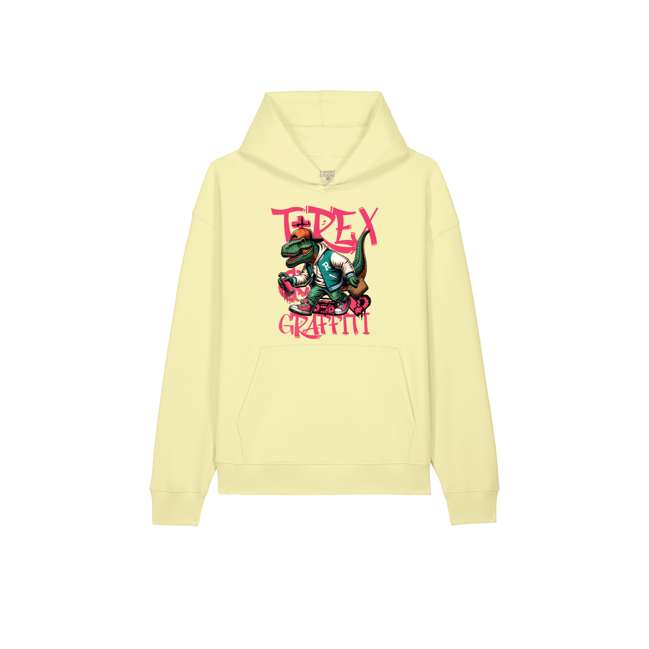 hettegenser med trykk oslo trex graffiti hoodie