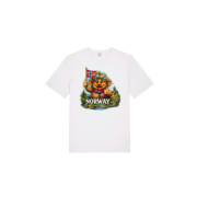 Funny Norway Troll T-skjorte med trykk – Premium Økologisk Bomull 180 g/m² - Bilde 2